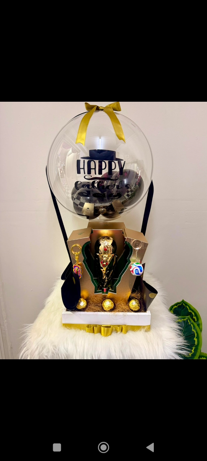 Happy Father's Day Globo Trofeo